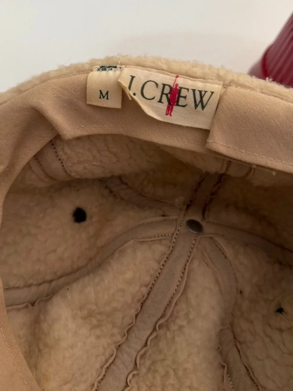 J.Crew Y2K Plaid Wool Blend Trapper Hat Sherpa Ear Flap Aviator Cap Heritage M